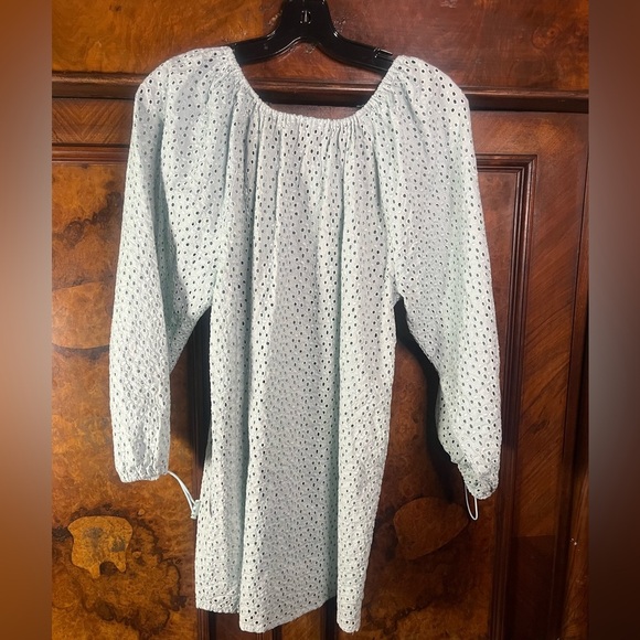 EUC MARYSIA- MOAB OFF-SHOULDER BRODERIE ANGLAISE DRESS. Size See Measurements - Picture 4 of 7